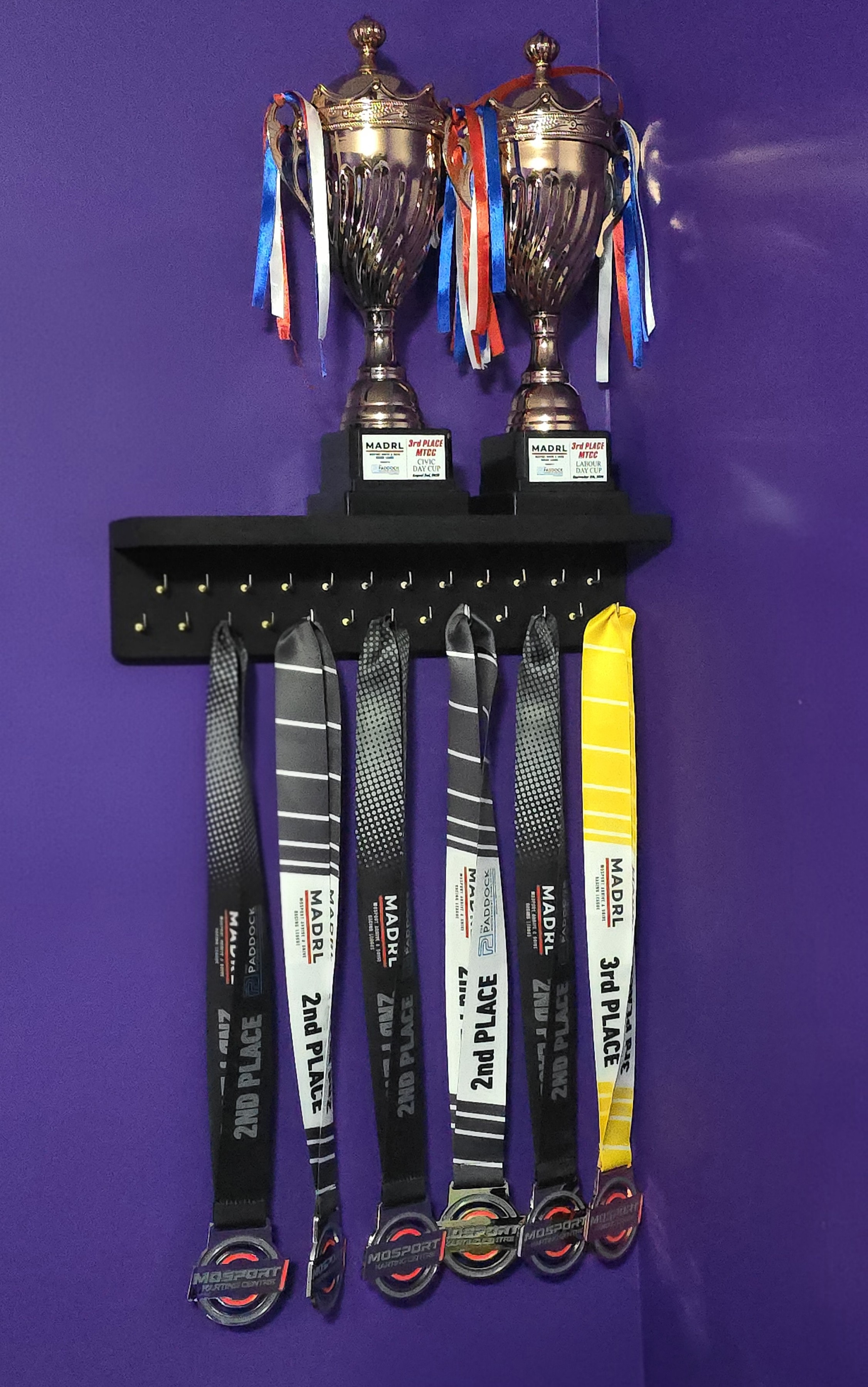 Carter's race medals collection